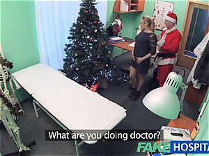 FakeHospital doctor Santa finishes off twice this year